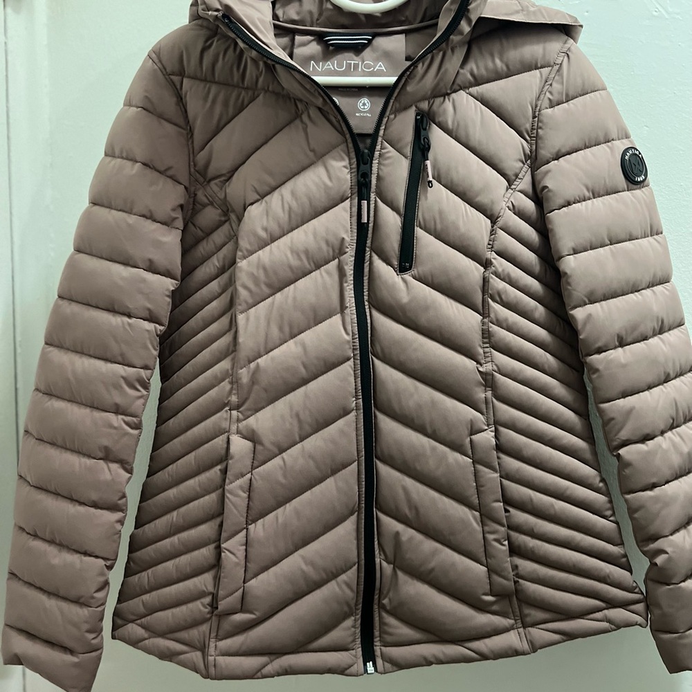 Nautica Women's Mauve Puffer Jacket